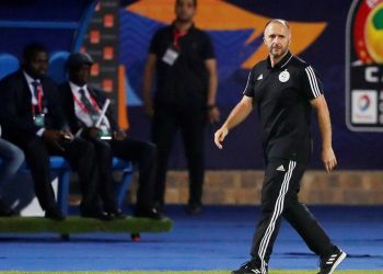 بلماضي :  “المباراة الثانية ضد غينيا الاستوائية ستكون صعبة  هدفنا هو الفوز بكل تأكيد كما كان هدفنا في المباراة الأولى “