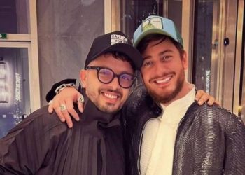 أول لقاء بين سعد لمجرد وحاتم عمور بعد مدة طويلة…
