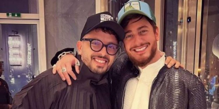 أول لقاء بين سعد لمجرد وحاتم عمور بعد مدة طويلة…
