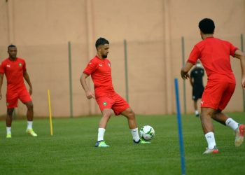 المنتخب الوطني يواصل استعدادته لمباراة الغابون