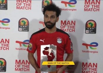 المصري محمد صلاح أفضل لاعب في مباراة المغرب ومصر