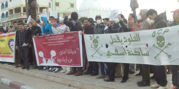 ساكنة أسفي تحتج على “الماء الخانز”