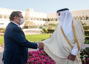 أمير دولة قطر يستقبل رئيس الحكومة عزيز أخنوش