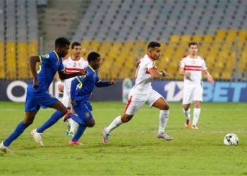 الزمالك وبيترو  أتلتيكو  الأنغولي ينهيان المقابلة بالتعادل الايجابي