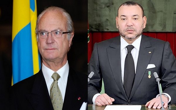 ملك السويد يشيد بالعلاقات التاريخية مع المغرب