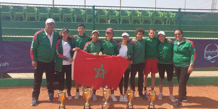 المنتخب الوطني للتنس يتوج ببطولة إفريقيا لأقل من 14 سنة