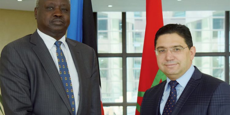مباحثات تجمع ناصر بوريطة بوزير الخارجية السوداني 