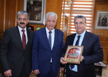 وهبي يستقبل وفد من وزارة العدل الفلسطينية