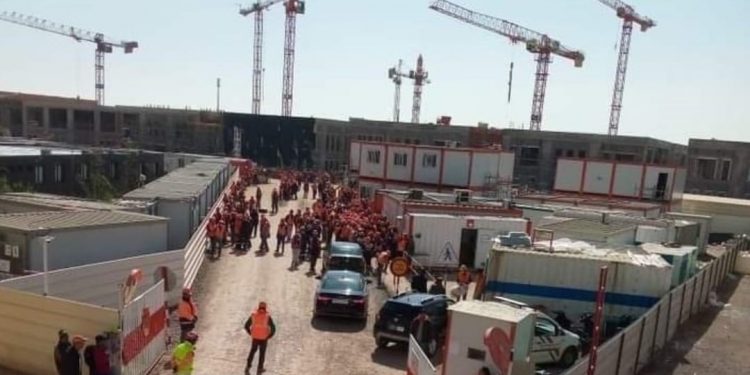 استنفار بابن جرير بعد محاولة انتحار عامل بورش المدينة الخضراء