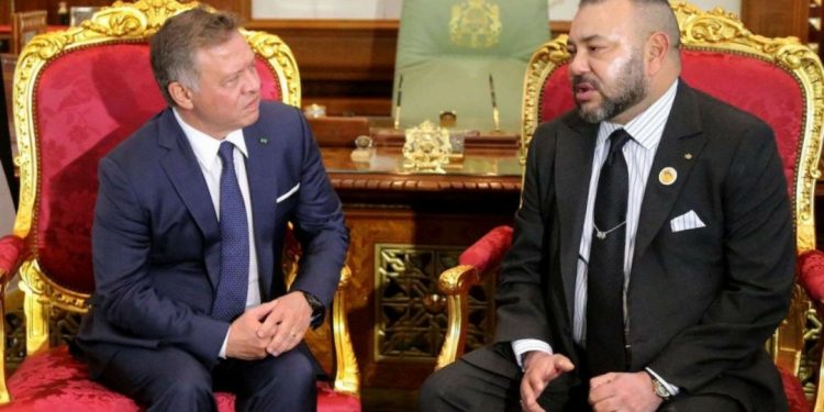 برقية تهنئة من جلالة الملك إلى الملك عبد الله الثاني