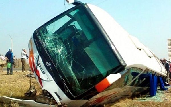 حادث سير خطير يسفر عن 35 مصابا بسطات