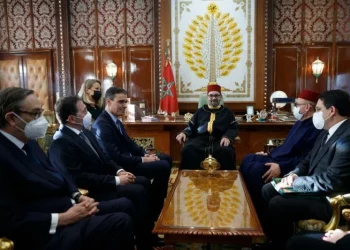 جلالة الملك يستقبل رئيس الحكومة الإسبانية بيدرو سانشيز