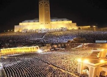 40 ألفا مصل أحيوا ليلة القدر المباركة بمسجد الحسن الثاني