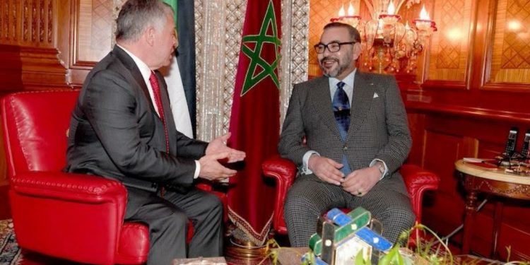 صاحب الجلالة يهنئ عاهل الأردن بعيد الاستقلال