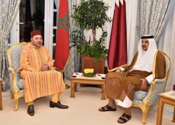 برقية تهنئة من جلالة الملك إلى أمير دولة قطر