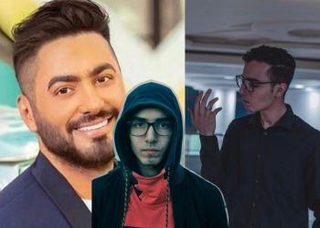 شاب مغربي يتهم تامر حسني بالسرقة الفنية…!!!