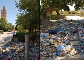 الوضعية البيئية المزرية لمحيط مسجد الكتبية تسيء لمراكش