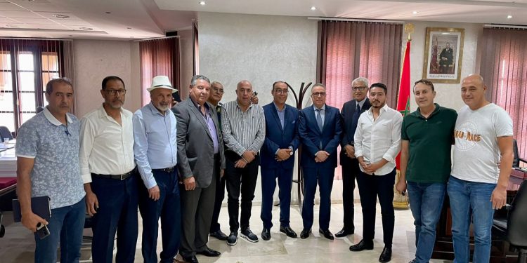 نورالدين أوعبو يستقبل المكتب الجديد ليوسفية برشيد