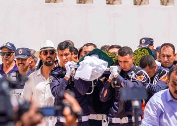 فيديو.. دفن جثمان عبدالحق الخيام في مقبرة الشهداء بالدارالبيضاء