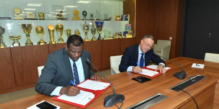 اتفاقية شراكة بين الجامعة الملكية المغربية لكرة القدم ونظيرتها الأثيوبية