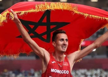 سفيان البقالي يتوج بلقب الدوري الماسي في سباق 3000 متر موانع