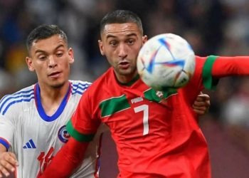 المنتخب المغربي يهزم الشيلي بثنائية بوفال والصابيري
