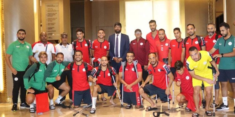 القنصل المغربي بتركيا يزور بعثة المنتخب الوطني لمبتوري الأطراف