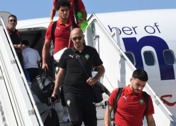 بالصور.. المنتخب الوطني يصل إلى إسبانيا