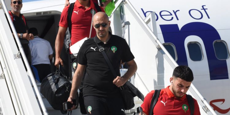 بالصور.. المنتخب الوطني يصل إلى إسبانيا