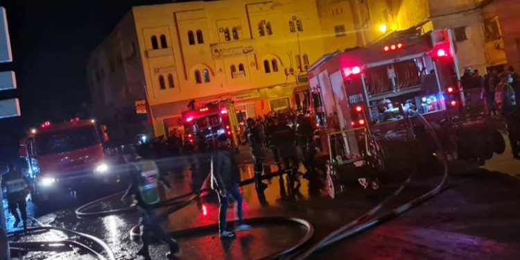 وجدة.. إسعاف 24 طالبا في حريق بالحي الجامعي
