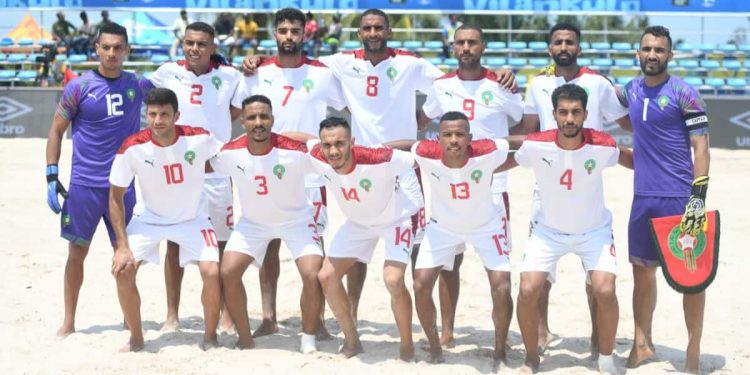 المنتخب الوطني لكرة القدم الشاطئية يتأهل لنصف نهائي كأس إفريقيا