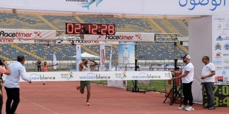 المغربي جوهر والكينية أوميانغي يتوجان بماراطون الدار البيضاء الدولي