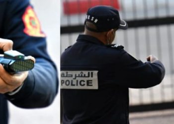 الرباط.. مفتش شرطة يضطر لاستعمال “BOLAWRAP” 