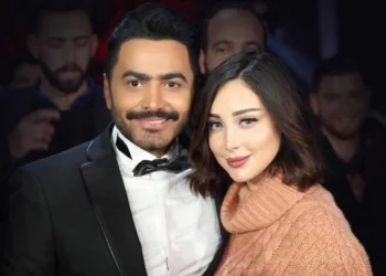 بطريقة غير مباشرة.. تامر حسني وبسمة بوسيل ينفيان شائعة  طلاقهما