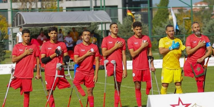 المنتخب الوطني لمبتوري الأطراف يتعادل مع ايران ويتأهل لثمن نهائي المونديال
