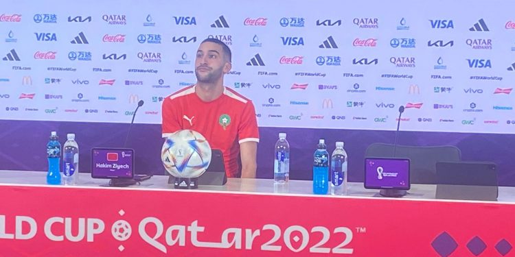 زياش أفضل لاعب في مباراة المغرب وبلجيكا