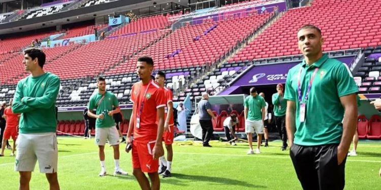 بالصور.. المنتخب الوطني يزور ملعب البيت