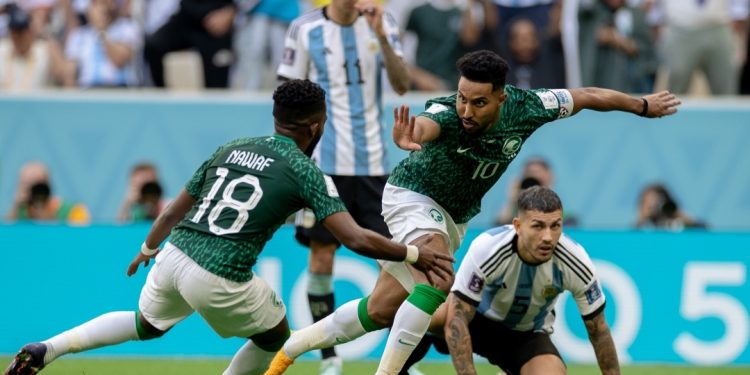 بحضور ميسي.. الأخضر السعودي يسقط الأرجنتين !