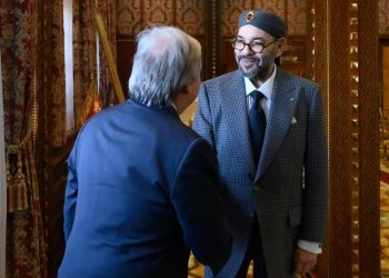 الملك محمد السادس يستقبل الأمين العام للأمم المتحدة