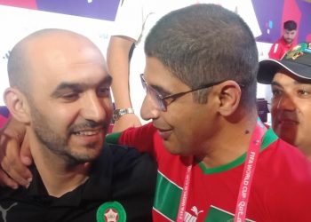 بالصور.. وليد الركراكي يلتقي برياض الغازي