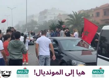 فيديو.. الجماهير المغربية تحتفل بالفوز على بلجيكا