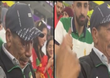 والد يوسف النصيري يخلق الحدث في المدرجات والمغاربة يعتذرون من اللاعب بعد حملة هجوم ضده