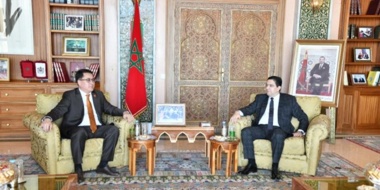 ناصر بوريطة يتباحث مع نائب وزير الشؤون الخارجية القرغيزي