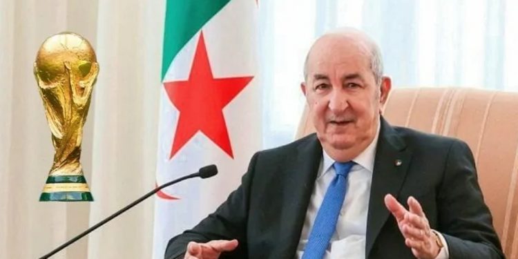 الرئيس الجزائري يشيد بما حققه المنتخب المغربي في المونديال
