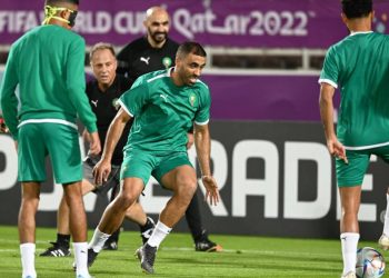 حصة تدريبية صباحية دارها المنتخب المغربي اليوم باش يستعد للبرازيل