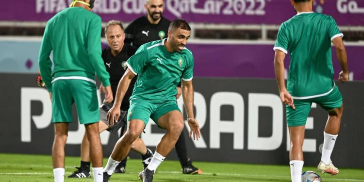 حصة تدريبية صباحية دارها المنتخب المغربي اليوم باش يستعد للبرازيل