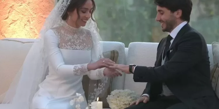 عقد قران أميرة الأردن “إيمان ” بنت الملك عبد الله