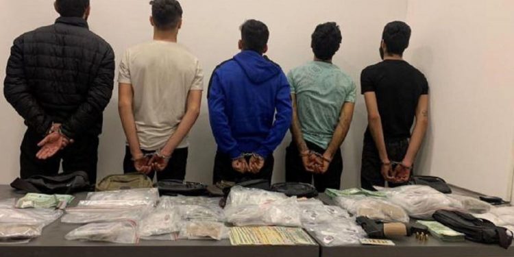 عملية أمنية ضبطات مروجي مخدرات صلبة