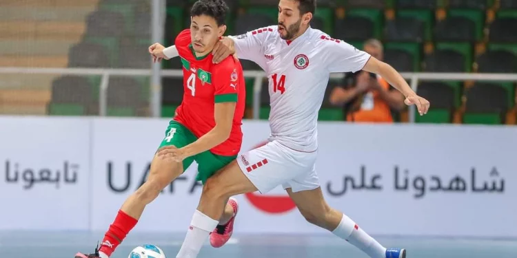 البطولة العربية للفوتسال: المنتخب المغربي يضع قدميه في ربع النهائي عقب اكتساح شباك لبنان بسداسية