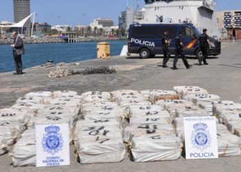 حجز على كمية كبيرة من الكوكايين قاربت 9,4أطنان في اسبانيا